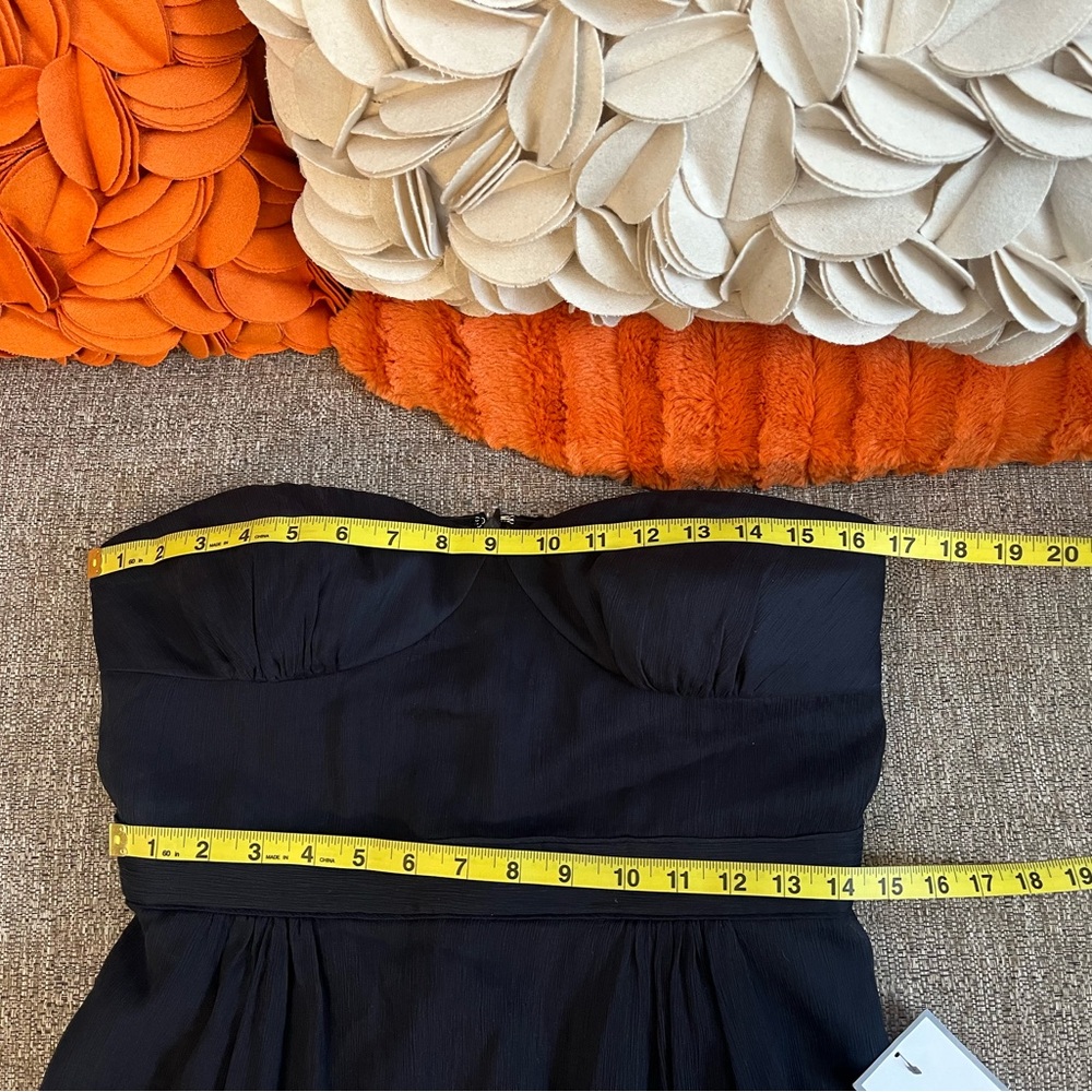 ❣️🆕 J. Crew 100% Silk Cyndee Special Occasion & Parties Strapless Dress❣️ - Picture 9 of 10